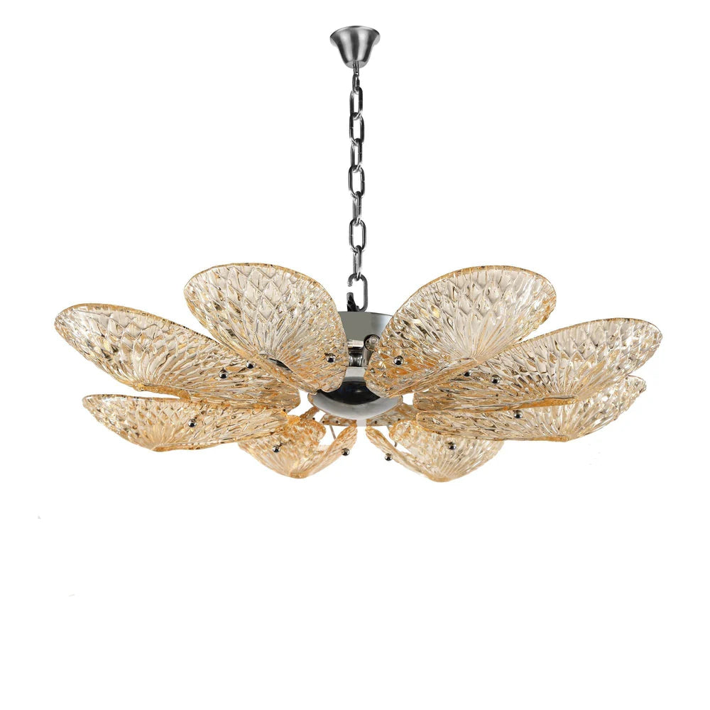 MS Bella Murano Glass Flower Chandelier