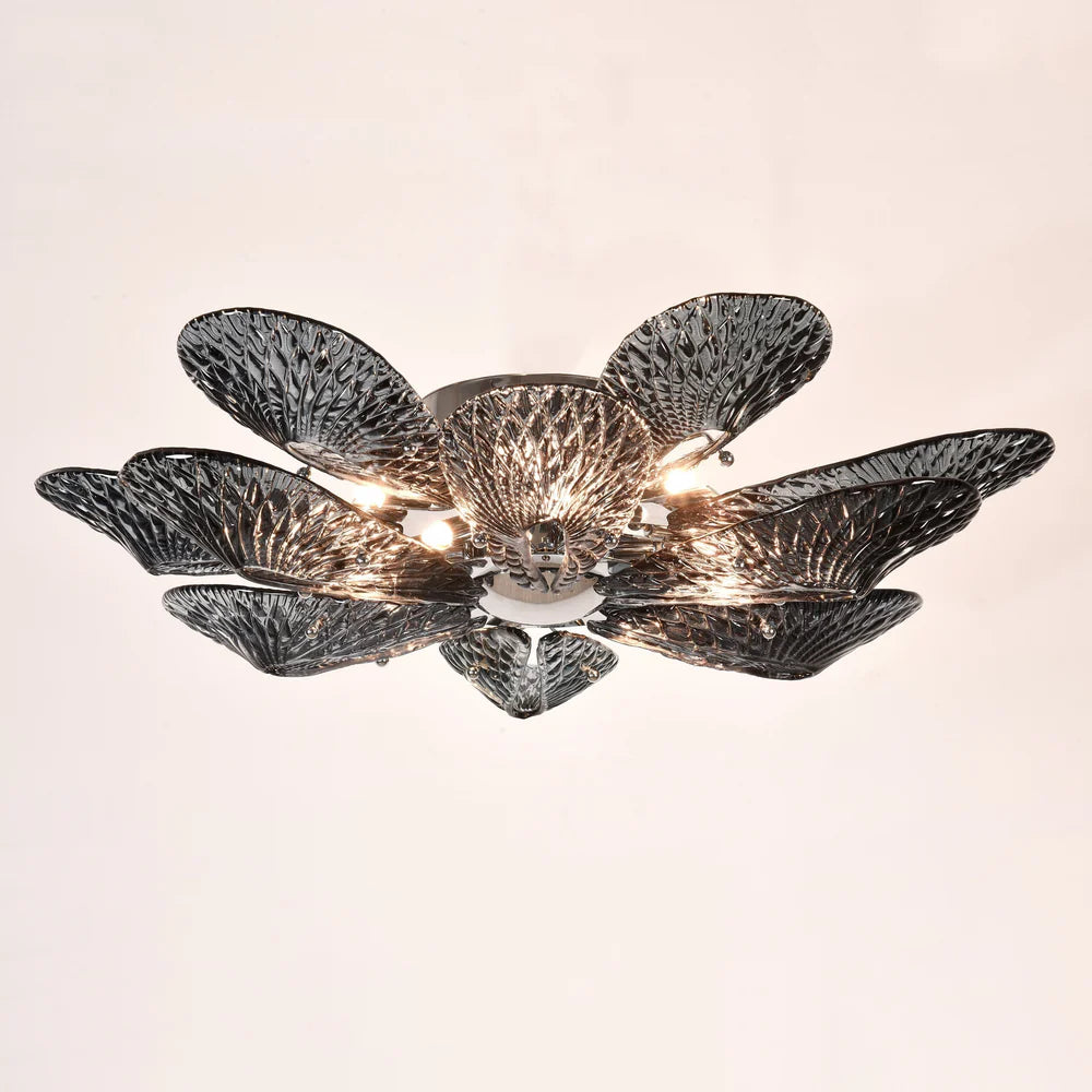 MS Bella Murano Glass Flower Chandelier