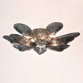 MS Bella Murano Glass Flower Chandelier