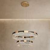 Mughetto Crystal Duo Chandelier