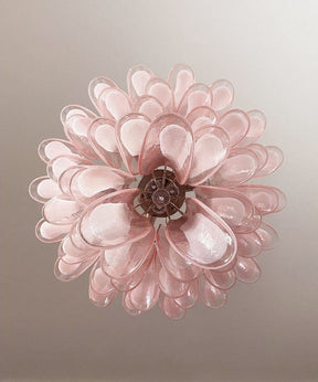 Murano Chandelier 52” Pink color