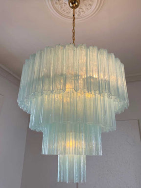 Murano Chandelier Opal Glass