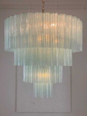 Murano Chandelier Opal Glass