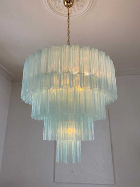 Murano Chandelier Opal Glass
