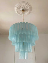 Murano Chandelier Opal Glass