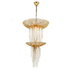 Natalie Branching Murano Glass Chandelier