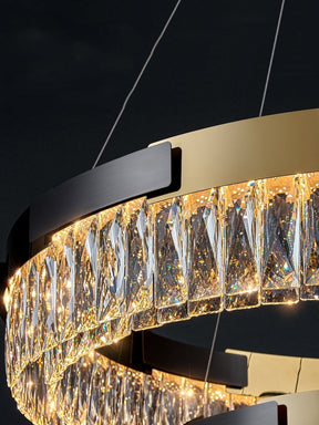 New Designer Recommended Modern Light Luxury Round/Oval Crystal Chandelier for Living Room/Dining Room