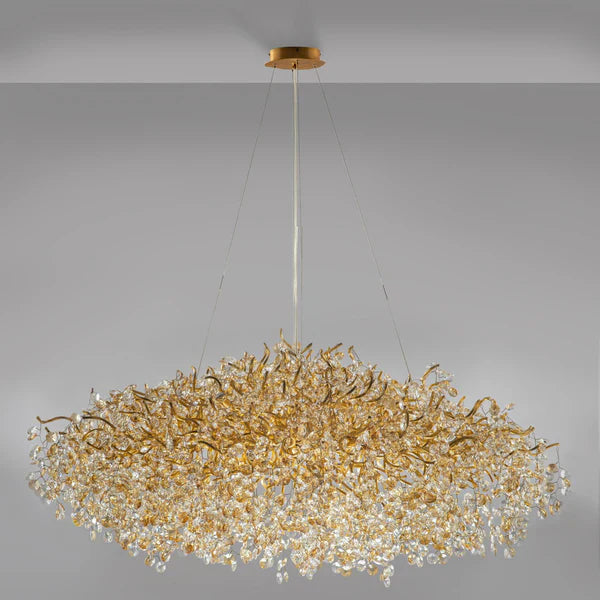 New Modern Light Luxury Branch Crystal Chandelier for Dining /Living Room