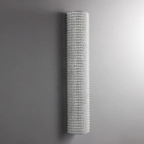 Nicolle Clear Crystal Wall Sconce 36″H