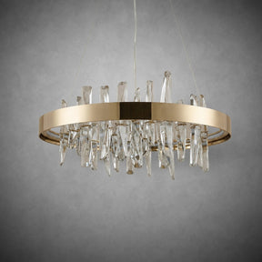 Nora Round Crystal Pendant Light