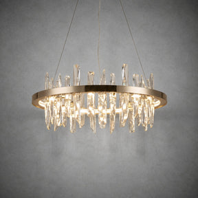 Nora Round Crystal Pendant Light