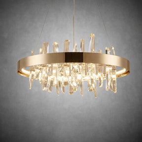 Nora Round Crystal Pendant Light