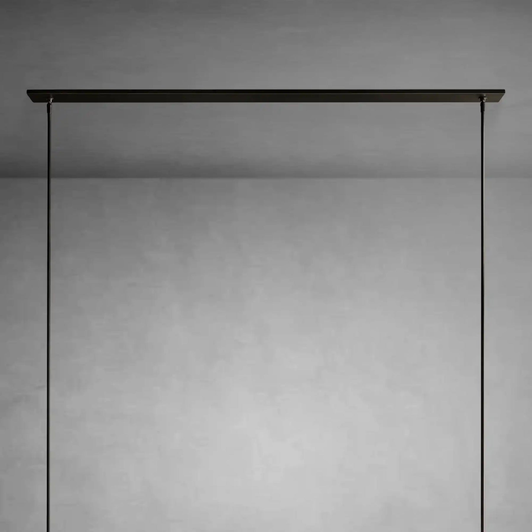 Nova Linear Milk Glass Chandelier – Brass & Bronze Finish