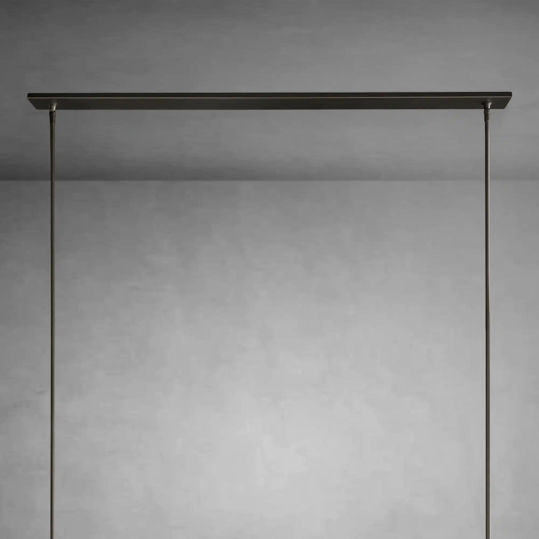 Nova Linear Milk Glass Chandelier – Brass & Bronze Finish