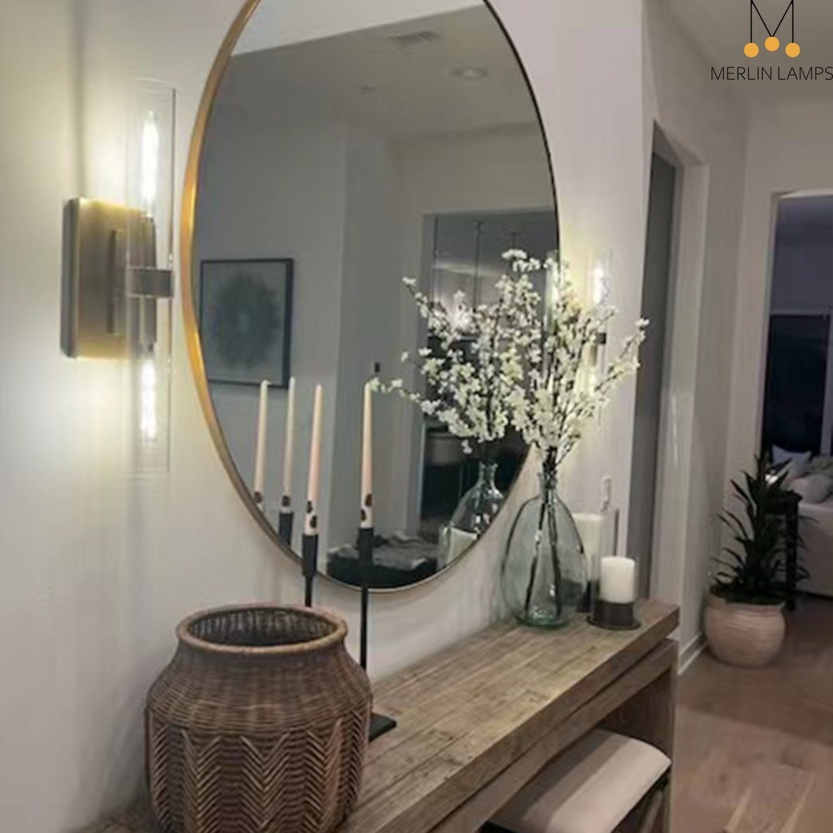 Nova Linear Wall Sconce 23”H