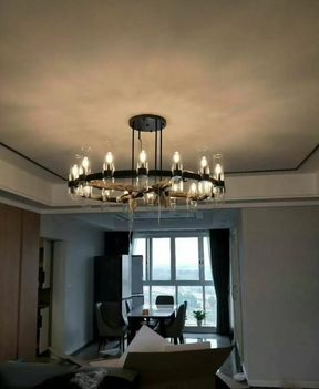 Nova Luxury Glass Round Chandelier 36" 48" 60"