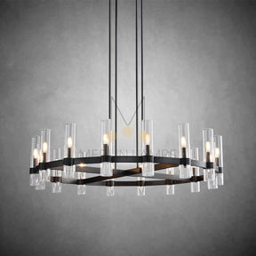 Nova Luxury Glass Round Chandelier 36" 48" 60"
