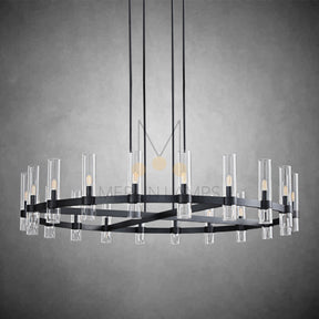 Nova Luxury Glass Round Chandelier 36" 48" 60"