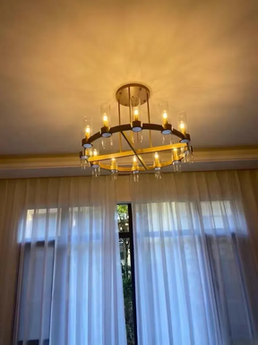 Nova Luxury Glass Round Chandelier 36" 48" 60"