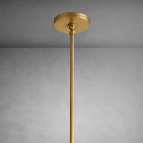 Nova Milk Glass Pendant – Brass & Bronze Sizes 5–12 Inch