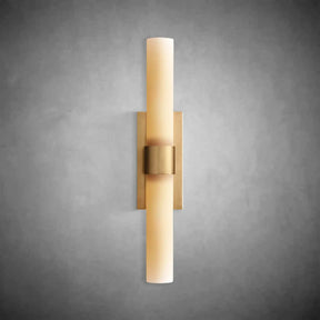 Nova Milk Glass Sconce – Art Deco Brass Bronze Nickel