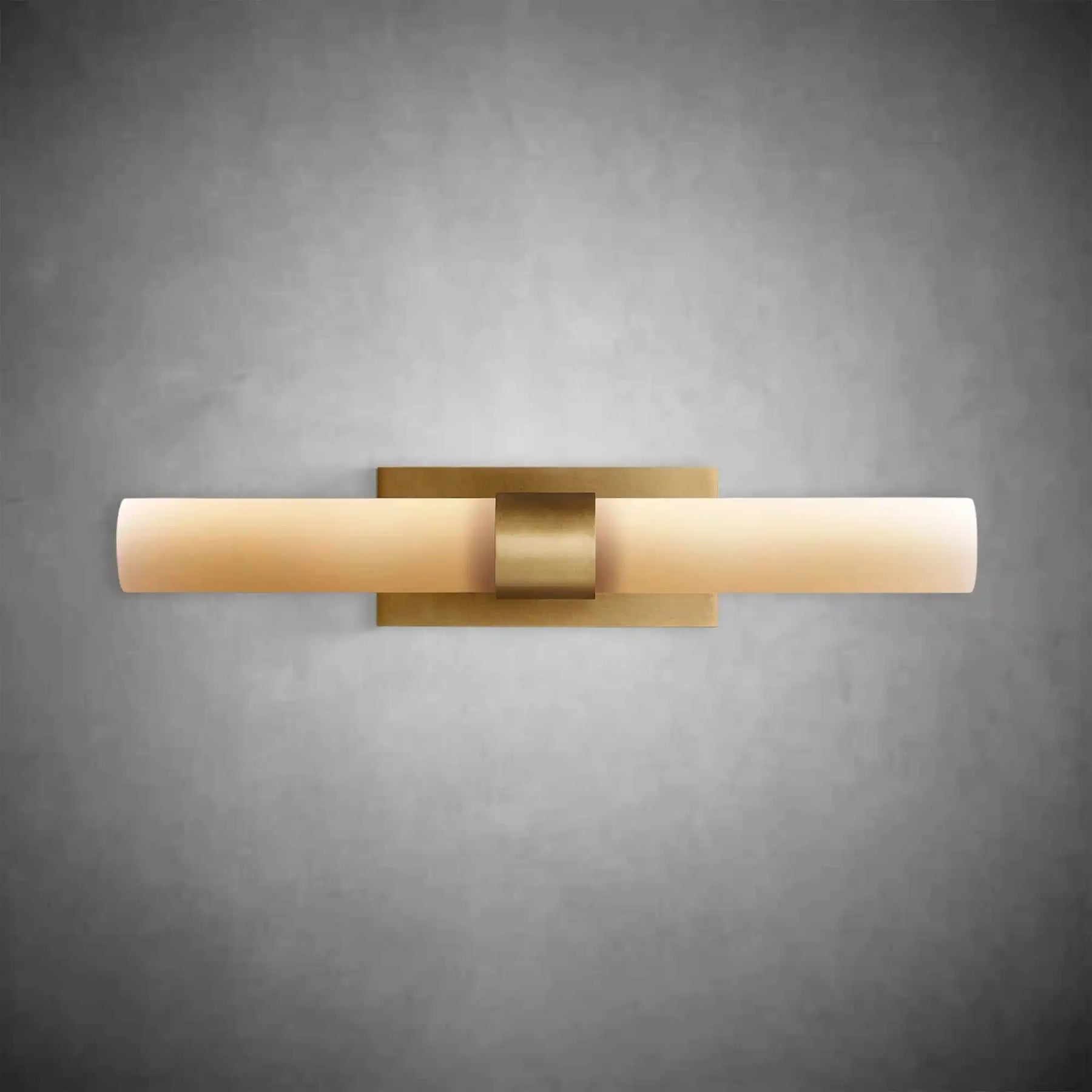 Nova Milk Glass Sconce – Art Deco Brass Bronze Nickel
