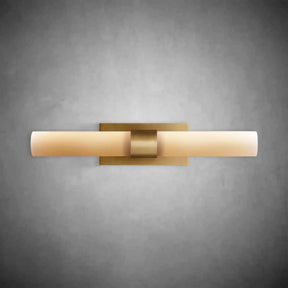 Nova Milk Glass Sconce – Art Deco Brass Bronze Nickel