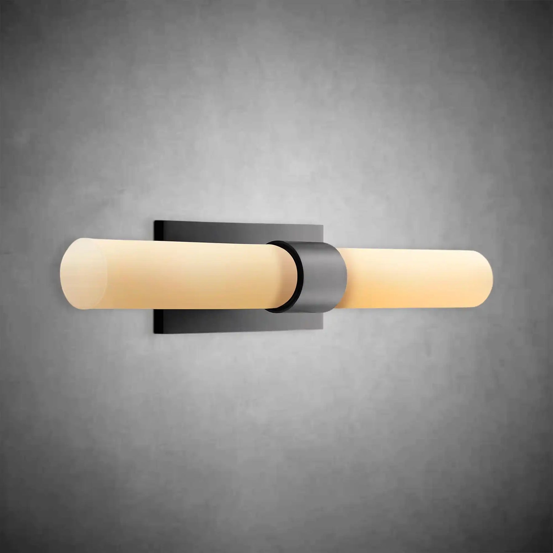 Nova Milk Glass Sconce – Art Deco Brass Bronze Nickel