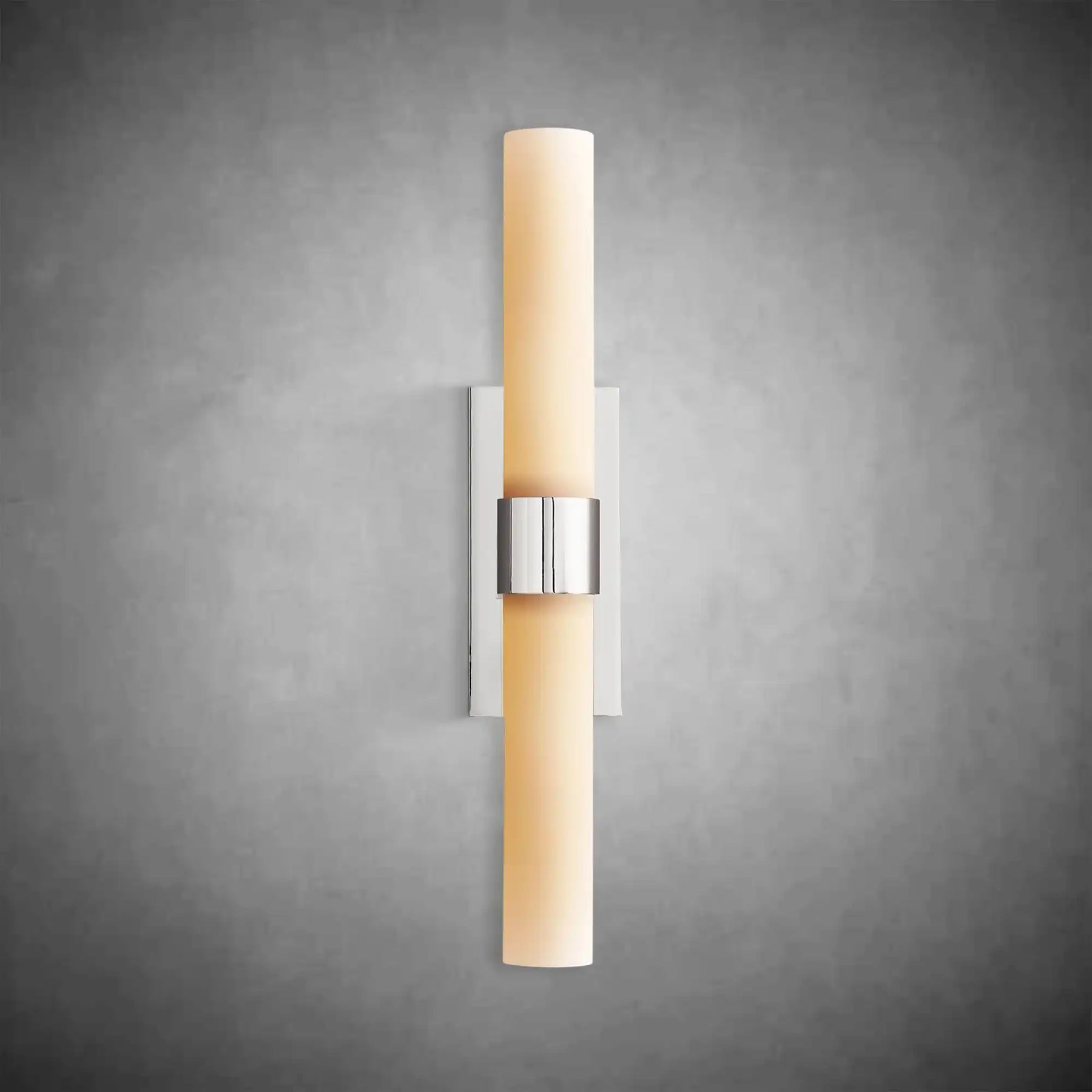Nova Milk Glass Sconce – Art Deco Brass Bronze Nickel