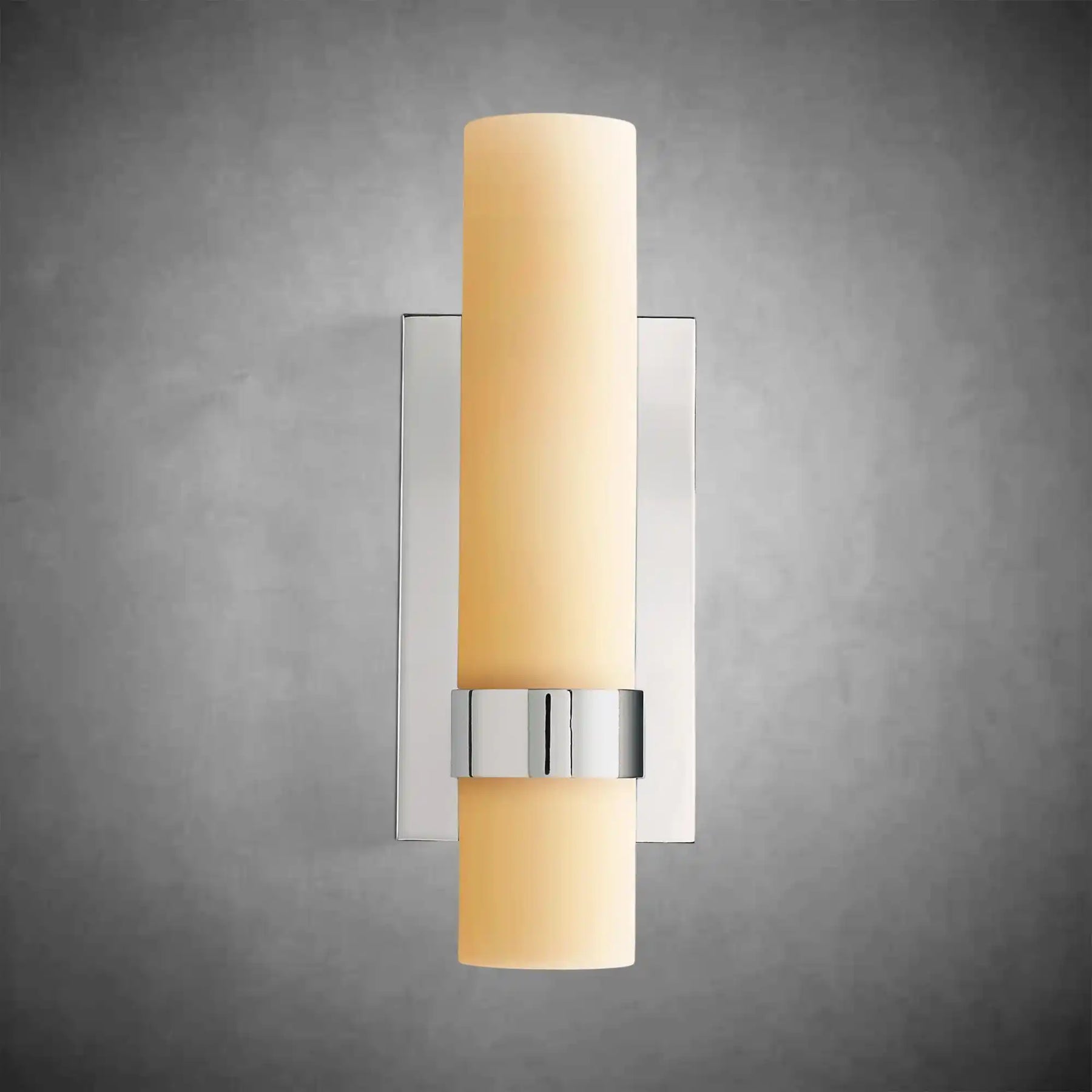 Nova Milk Glass Sconce – Art Deco Brass Bronze Nickel
