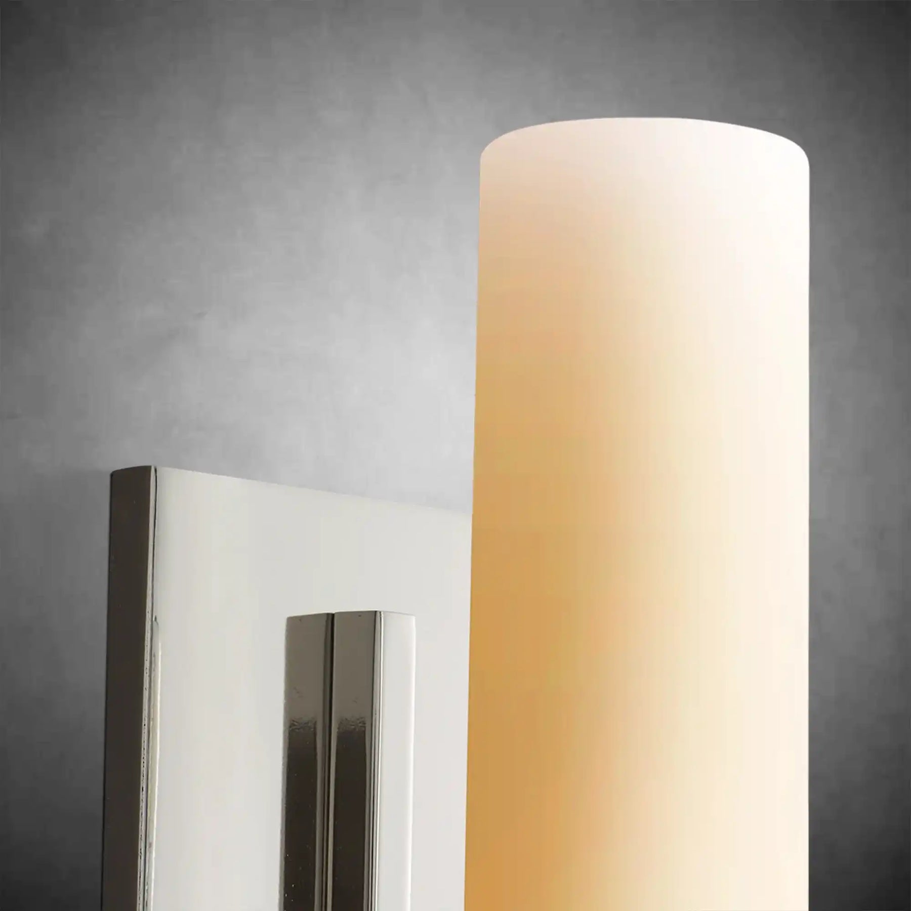 Nova Milk Glass Sconce – Art Deco Brass Bronze Nickel