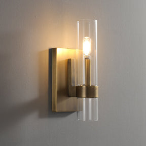 Nova Modern Glass Wall Sconce 12"H