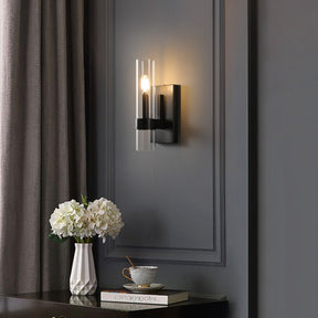 Nova Modern Glass Wall Sconce 12"H