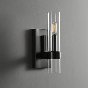 Nova Modern Glass Wall Sconce 12"H