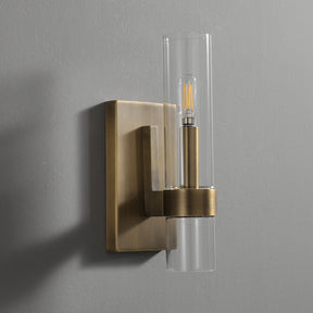 Nova Modern Glass Wall Sconce 12"H
