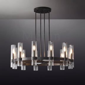 Nova Series Luxury Glass Round Chandelier