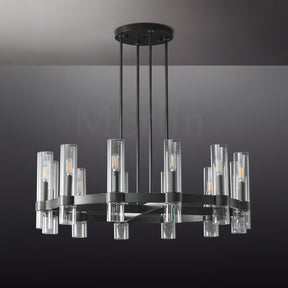 Nova Series Luxury Glass Round Chandelier, Modern Lamp Fixtures