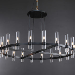 Nova Series Luxury Glass Round Chandelier, Modern Lamp Fixtures