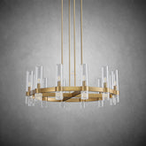 Nova Series Luxury Glass Round Chandelier, Modern Lamp Fixtures