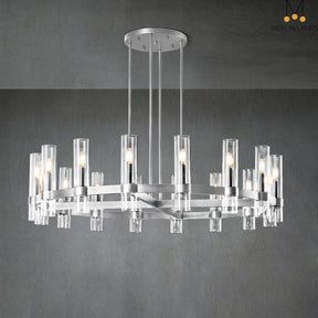 Nova Series Luxury Glass Round Chandelier, Modern Lamp Fixtures