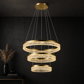 Ocean Star Modern Sculptural Ring Chandelier - main