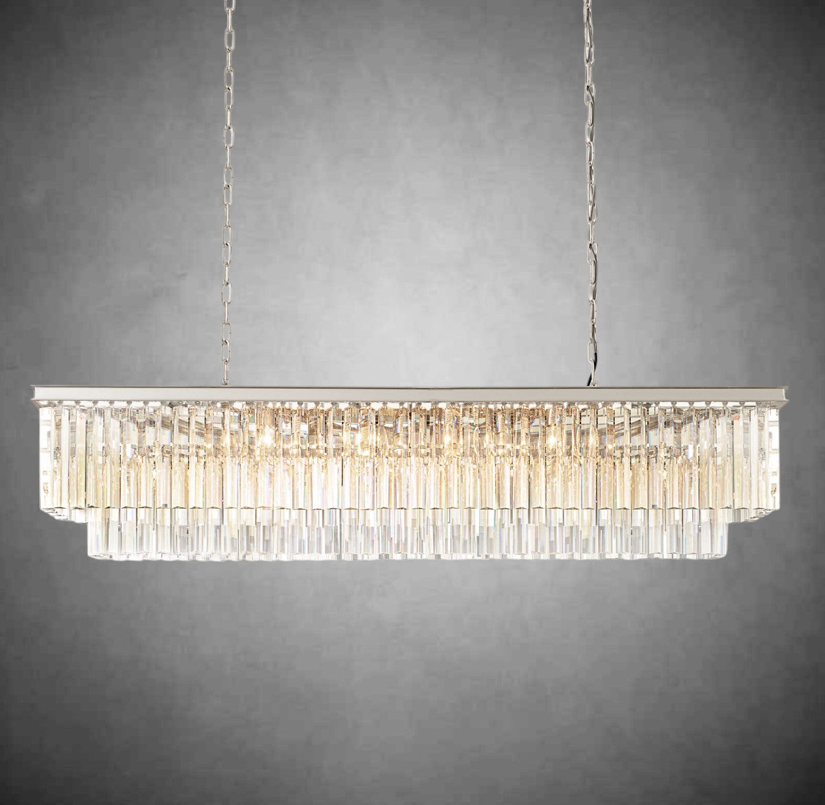 Odiana 2-tiered Rectangular Chandelier