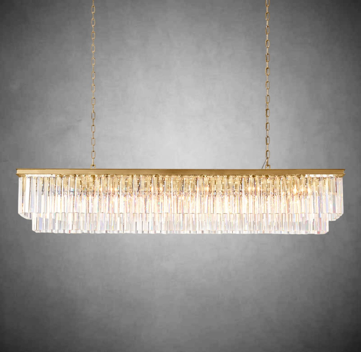 Odiana 2-tiered Rectangular Chandelier