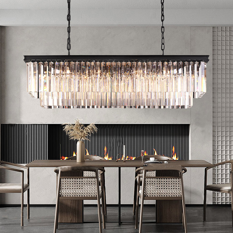 Odiana 2-tiered Rectangular Chandelier