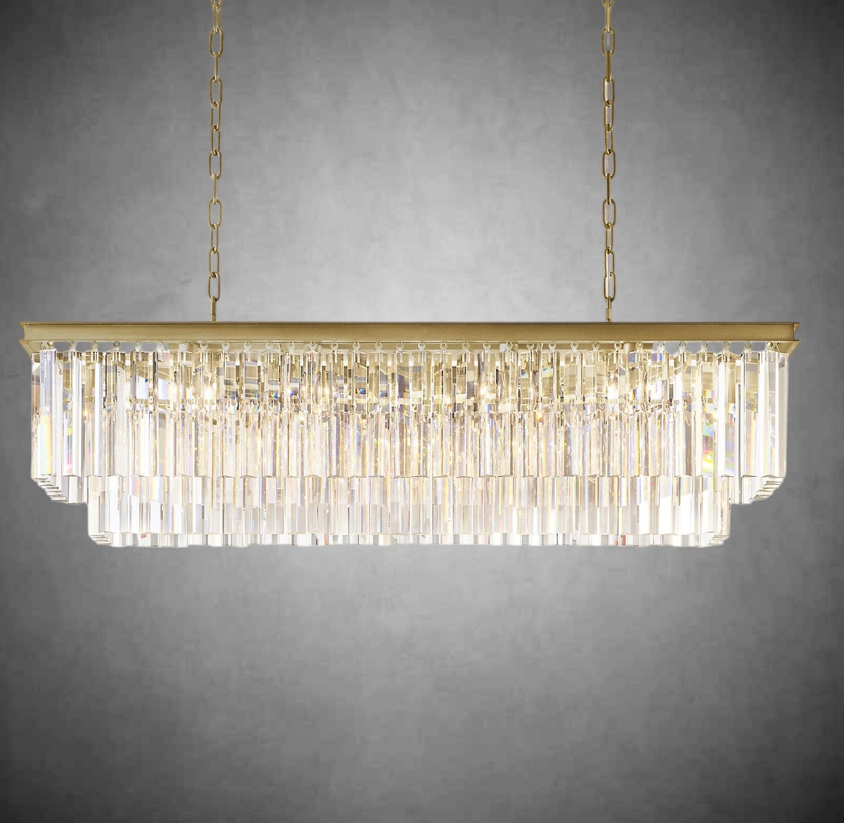 Odiana 2-tiered Rectangular Chandelier