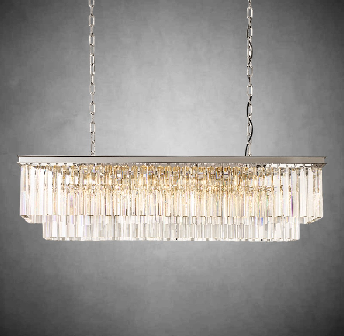 Odiana 2-tiered Rectangular Chandelier