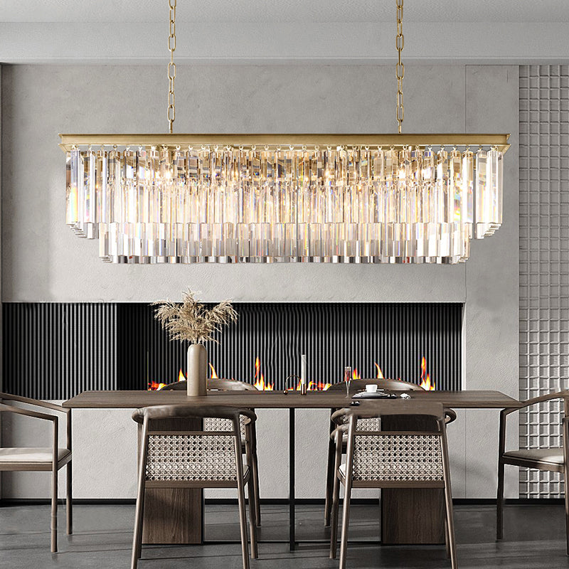 Odiana 2-tiered Rectangular Chandelier