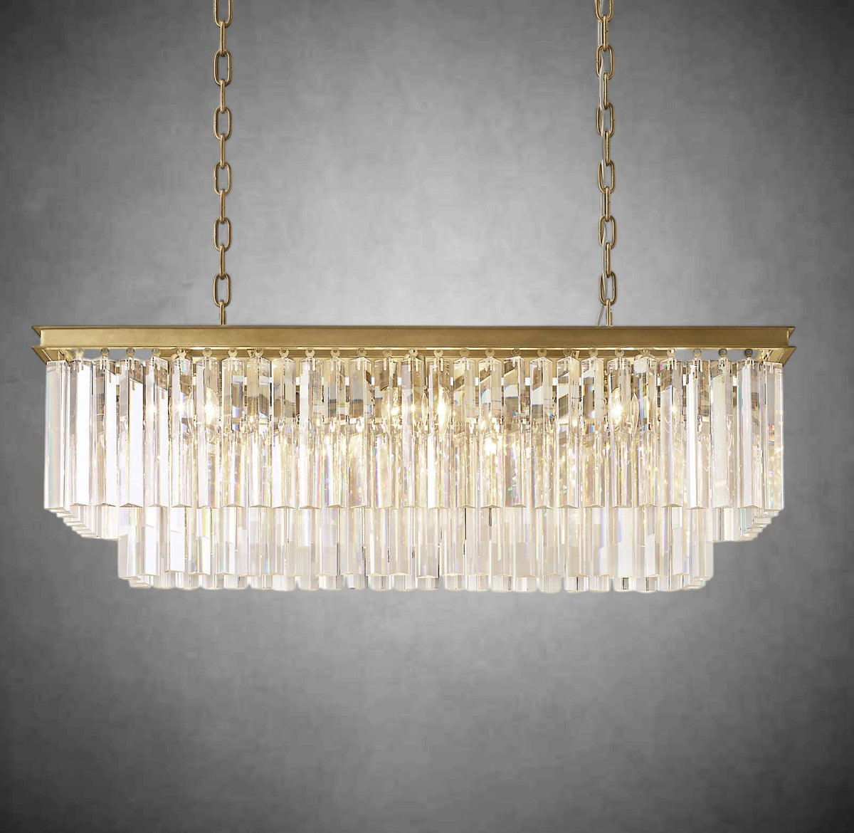 Odiana 2-tiered Rectangular Chandelier