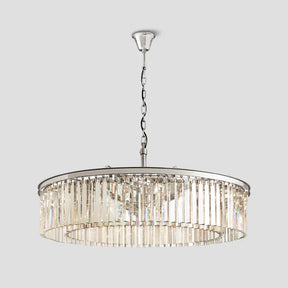 Odiana Series K9 Crystal Chandelier Round / Linear Chandelier Flushmount For Living Room Dinning Room