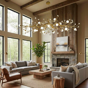 Orgi Statement Linear Branch Chandelier - Gold47.24"(120cm)Warm white 3000KMerlinlamps